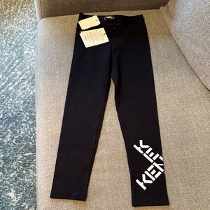 Kenzo Black and White Kids Leggings